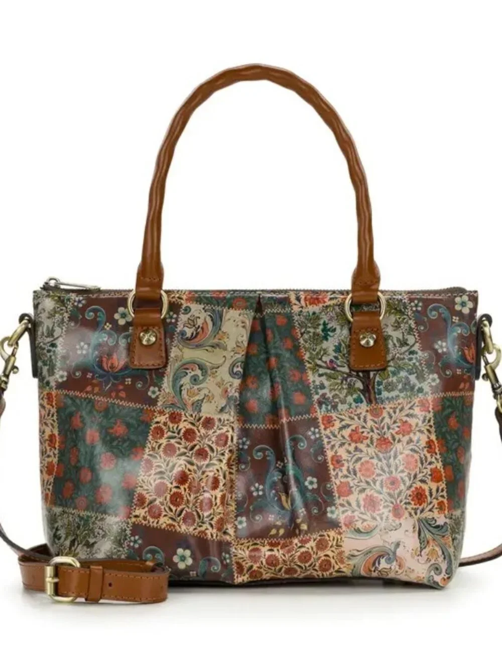 Patricia Nash Zora Top Handle - Nordic Patchwork - Picture 4 of 5